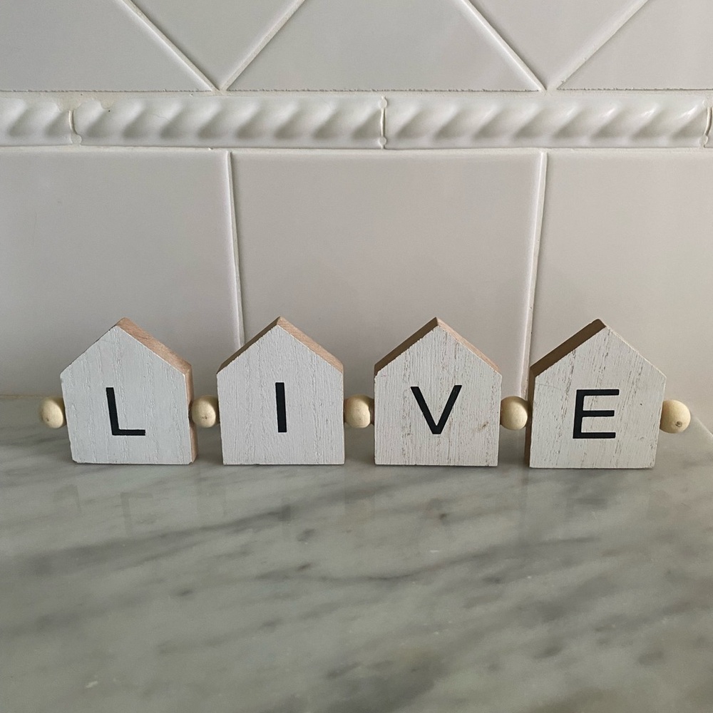 LIVE Home Decor Sign